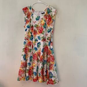 City Studio floral lace cap sleeve dress Size 14 NWT
